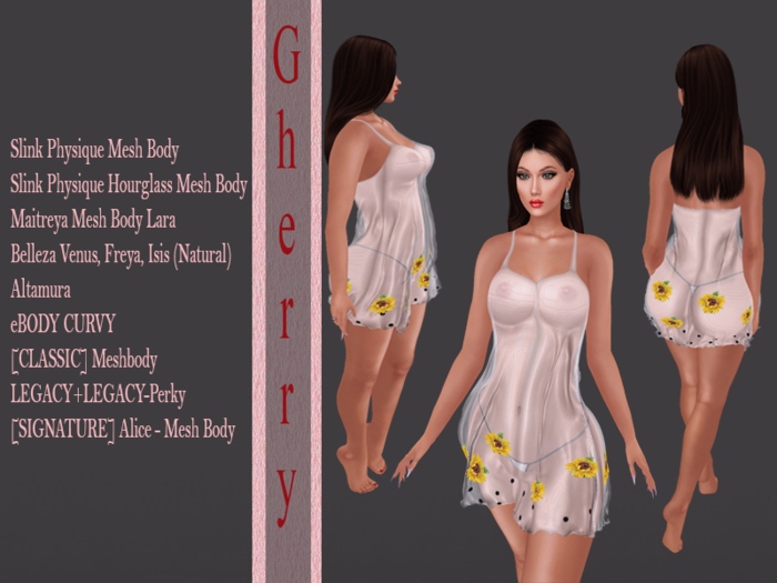 Cherry-Dress  Undina(sunflower)