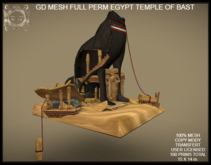 GD MESH FULL PERM EGYPT TEMPLE OF BAST