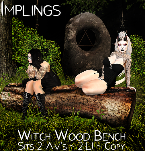 ..::Implings::.. Witch Wood Bench  (ADD ME)