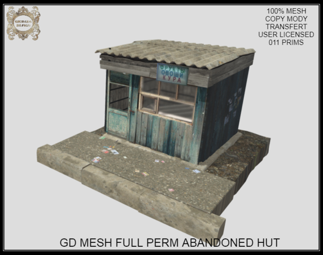 GD MESH FULL PERM ABANDONED HUT