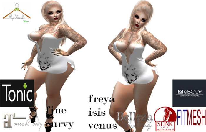 MY CLOSETH YSEYY DRESS white UNPACKER