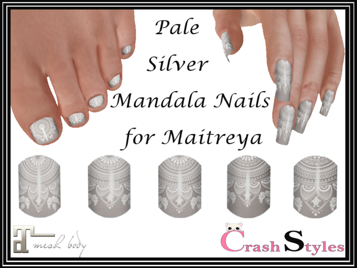 {CS} Pale Silver Mandala Polish (Maitreya  only)