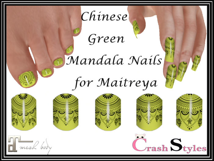 {CS} Chinese Green Mandala Polish (Maitreya  only)