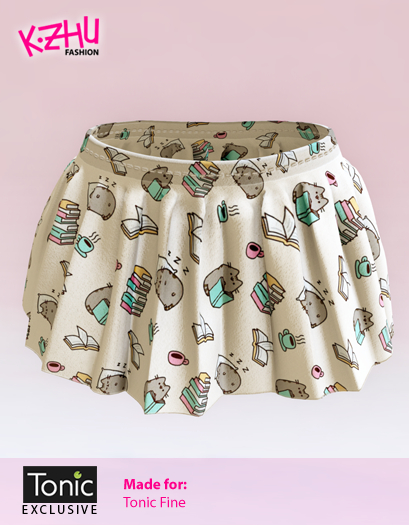 Kawaii Mini Flared Skirt (Homeworks)