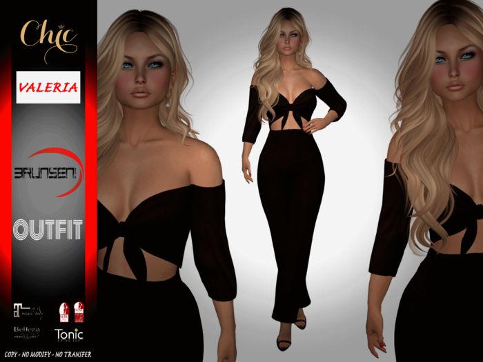 Brunsen Couture - Valeria Chic Outfit  Brown Jeans