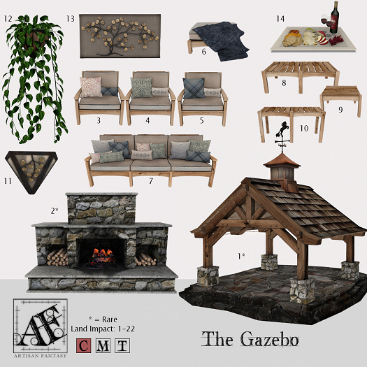 *AF* Gazebo 11 - Aspen Sconce