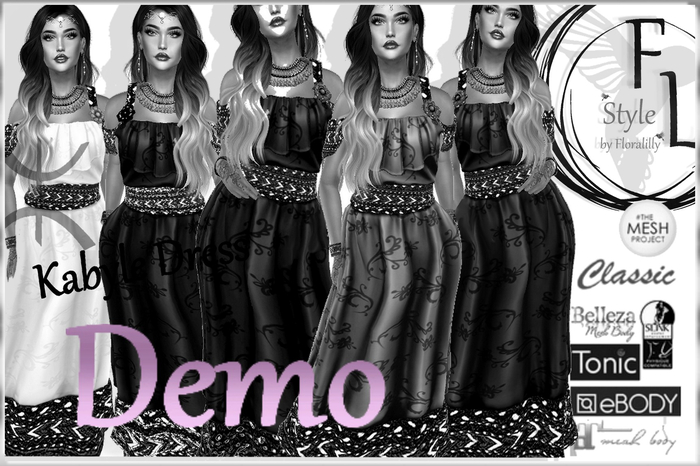 ==FLSTYLE== DEMO Kabyle dress