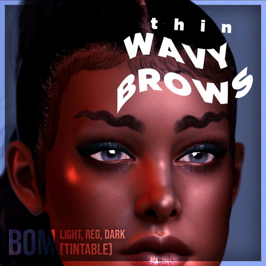 Wavy Brows  (Thin) - KLUBBHAUS