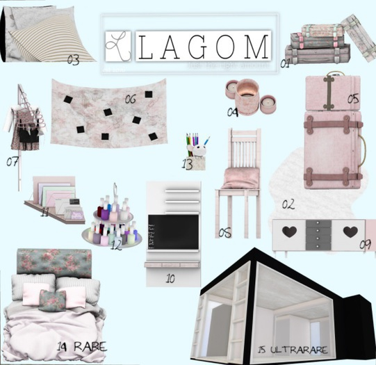 #14 - LAGOM - Travels. [Bed ADULT] RARE