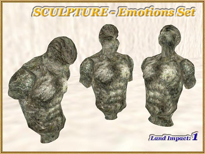SCULPTURE - Emotions Set (1 LI) (Full perm)
