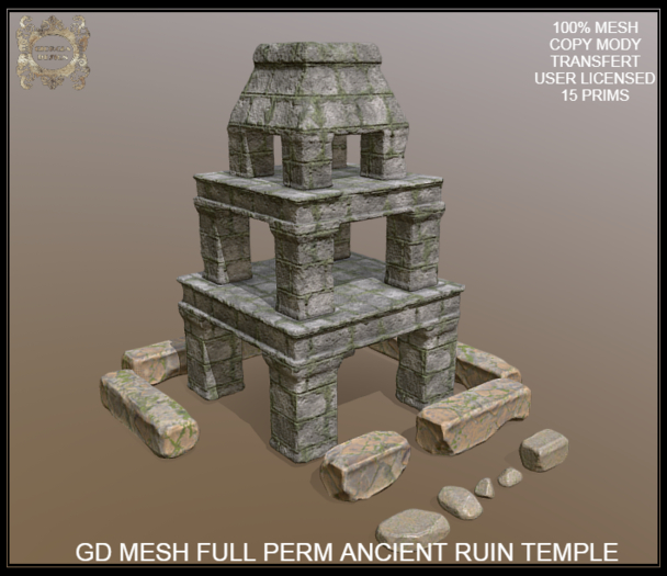 GD MESH FULL PERM ANCIENT RUIN TEMPLE