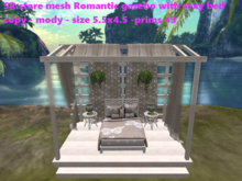 SR.store mesh Romantic gazebo with sexy bed