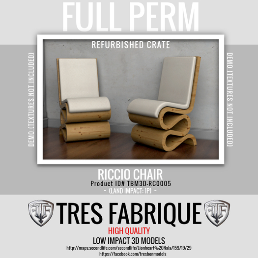 Full Perm Riccio Chair [TBMRC0005FP]