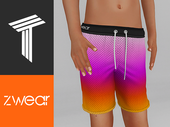 ZWEAR Tweenster Swimwear - Flow Unisex Swim Shorts