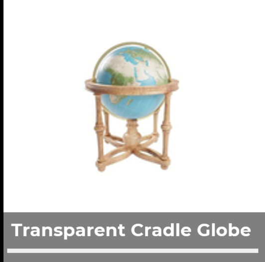 Transparent Cradle Globe