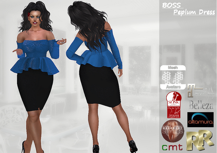 BOSS Peplum dress-Rejuve's raggs