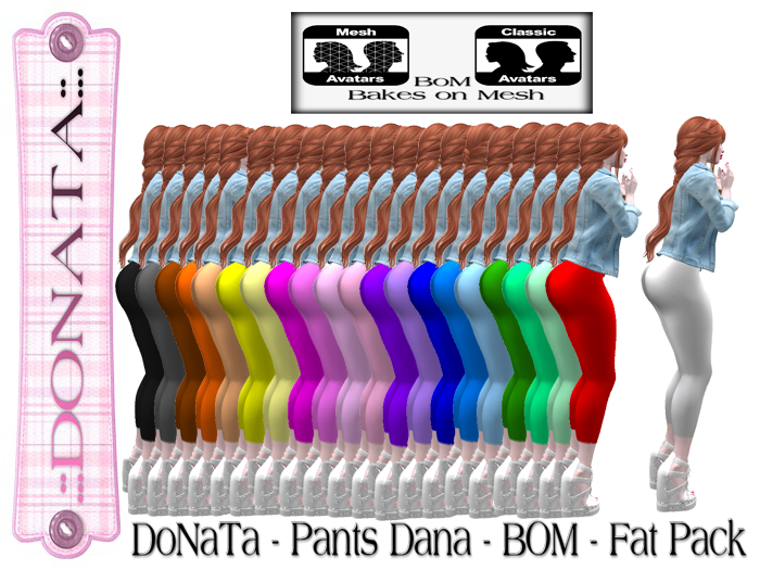 DoNaTa - Pants Dana - BOM - Fat Pack