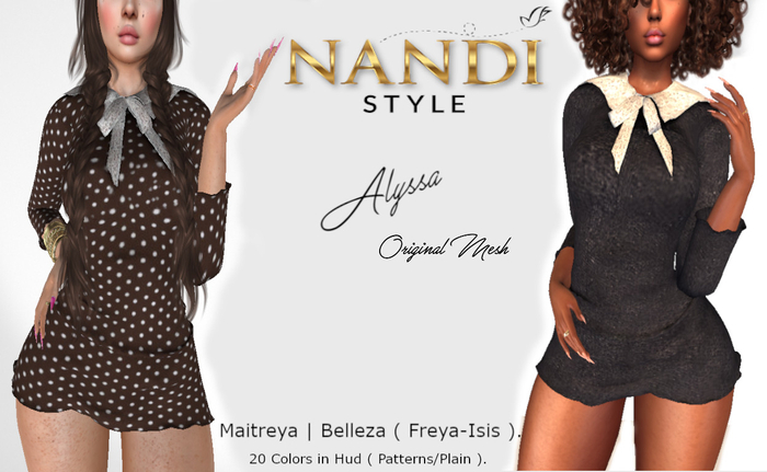 [Nandi Style]-Bag Demo Dress Alyssa-