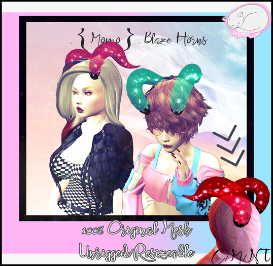 .{Momo}. Blaze Horns Red Unpack