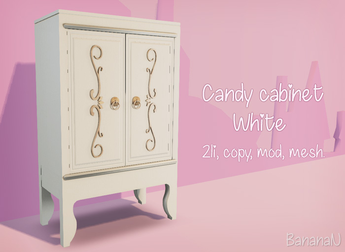Candy Cabinet - white 