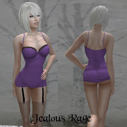 Jealous Rage Lilac Corsette