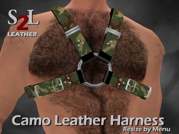 S2L Leather Harness - camouflage BOX