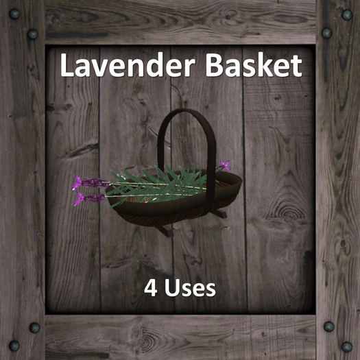 DFS Flowers - Lavender Basket (Texture)