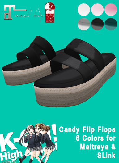 KO-H Candy Flip Flops