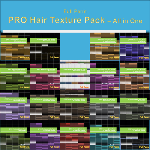 PRO Hair Texture Pack - All in One (Box)