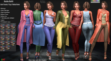R.F. - Kocika Outfit (Coat-Top-Pants) With Driven Hud