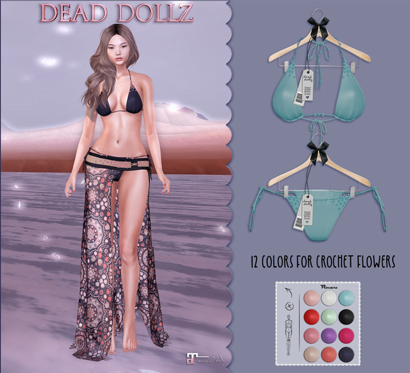 .::Dead Dollz::. Dharma Bikini - Sky