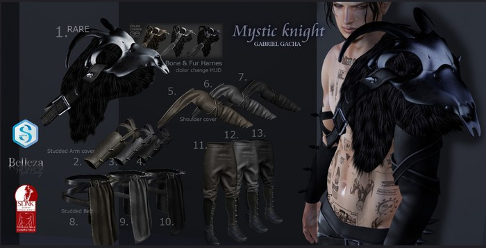 1.::GB::Bone & Fur Harnes(fix) RARE