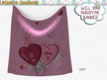 BMC830 - WILL YOU MARRY ME - BANNER.