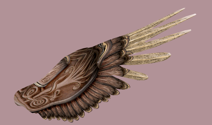 Valkyrie Designed  Saddle Leather Centaur Wing Applier Box