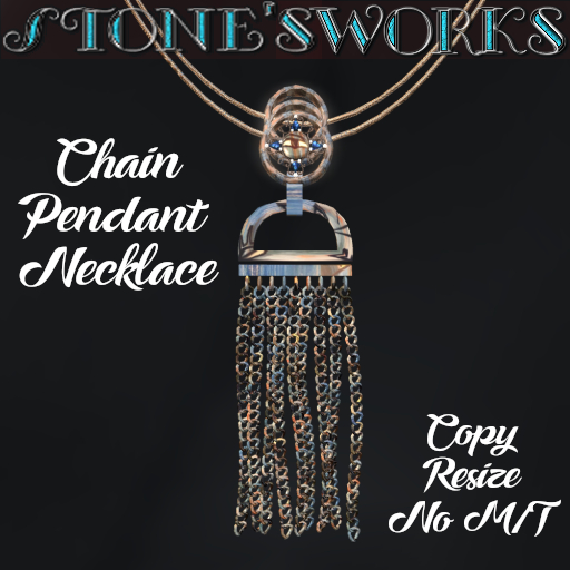 Chain Pendant Necklace Stone's Works