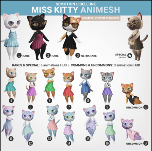 SEmotion Libellune Miss Kitty Animesh #5