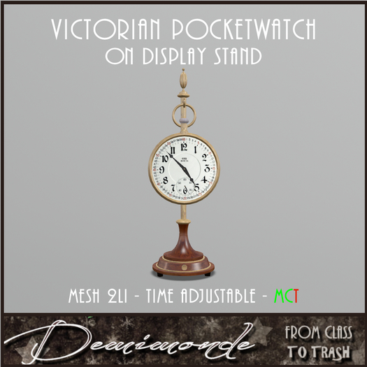 [CYN] Victorian Pocketwatches on Stand