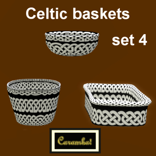 Celtic baskets - set 4