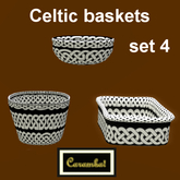 Celtic baskets - set 4
