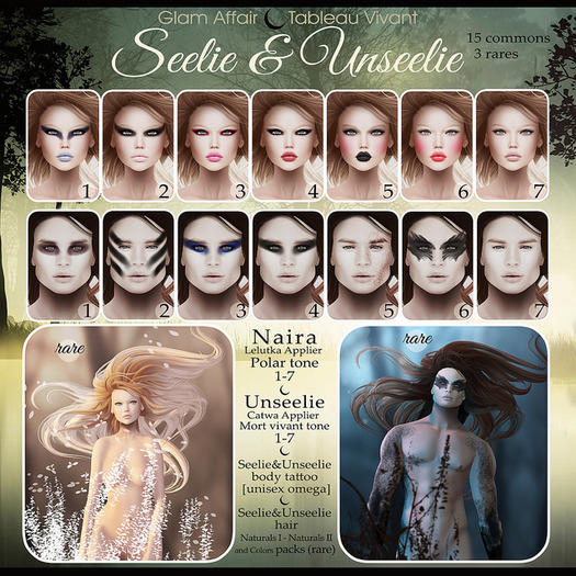 Glam Affair - Naira - Lelutka Mesh Head Applier - Polar 05