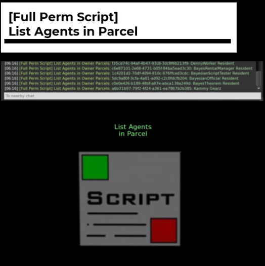 [Full Perm Script] List Agents in Parcel