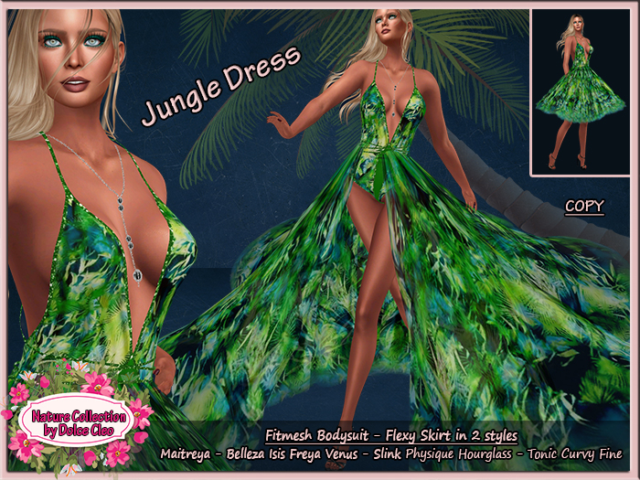 !!OUTLET!! NATURE COLLECTION - JUNGLE DRESS [DEMO]