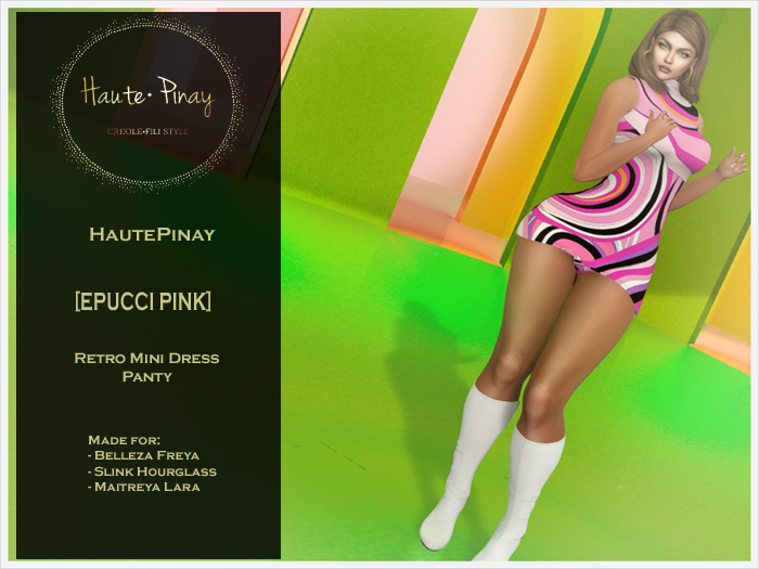 HautePinay [EPUCCI PINK] Retro Dress/Panty