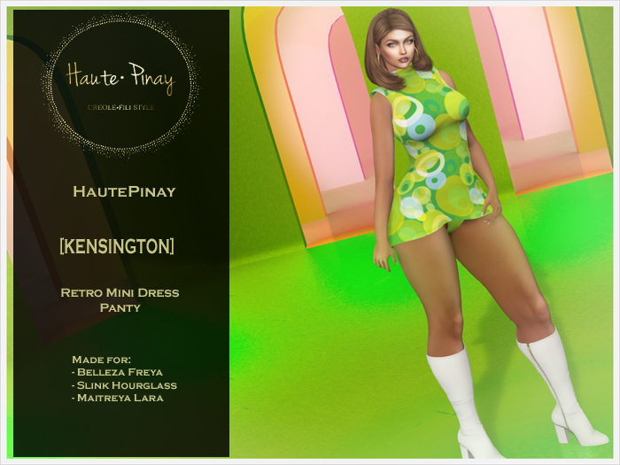 HautePinay [KENSINGTON] Retro Dress/Panty