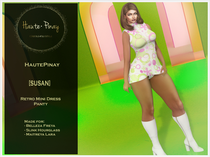 HautePinay [SUSAN] Retro Dress /Panty