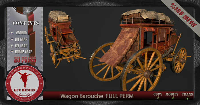 Wagon Barouche Full Permission ADD