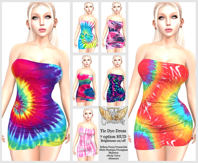 <MC> Tie Dye Dress DEMO  Unpacker HUD (add me)