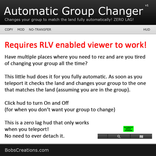 Automatic Group Changer