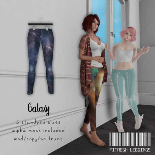 ARIDOKI Fitmesh Galaxy Leggings