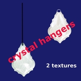 Crystal hangers - 2 textures